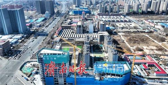 济南地铁2号线腊山站上盖商业综合体有序推进